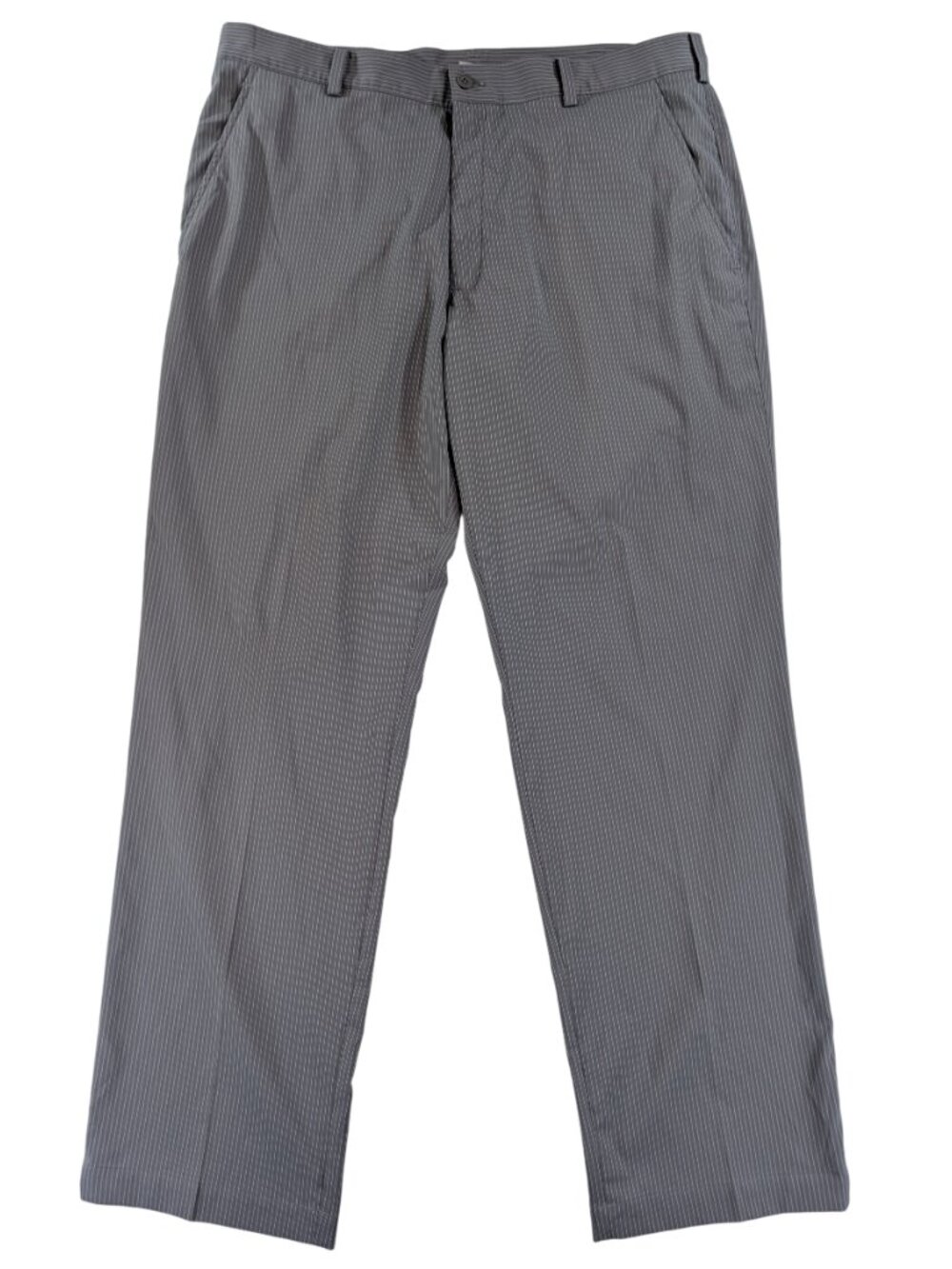 Nike Golf Pants Mens Gray‎ Pinstriped Dri-Fit Straight Leg 36x32 | BUNDLE